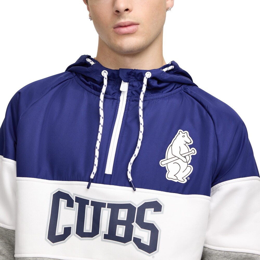 New Era Chicago Cubs Throwback Color Block Hoodie - Size S